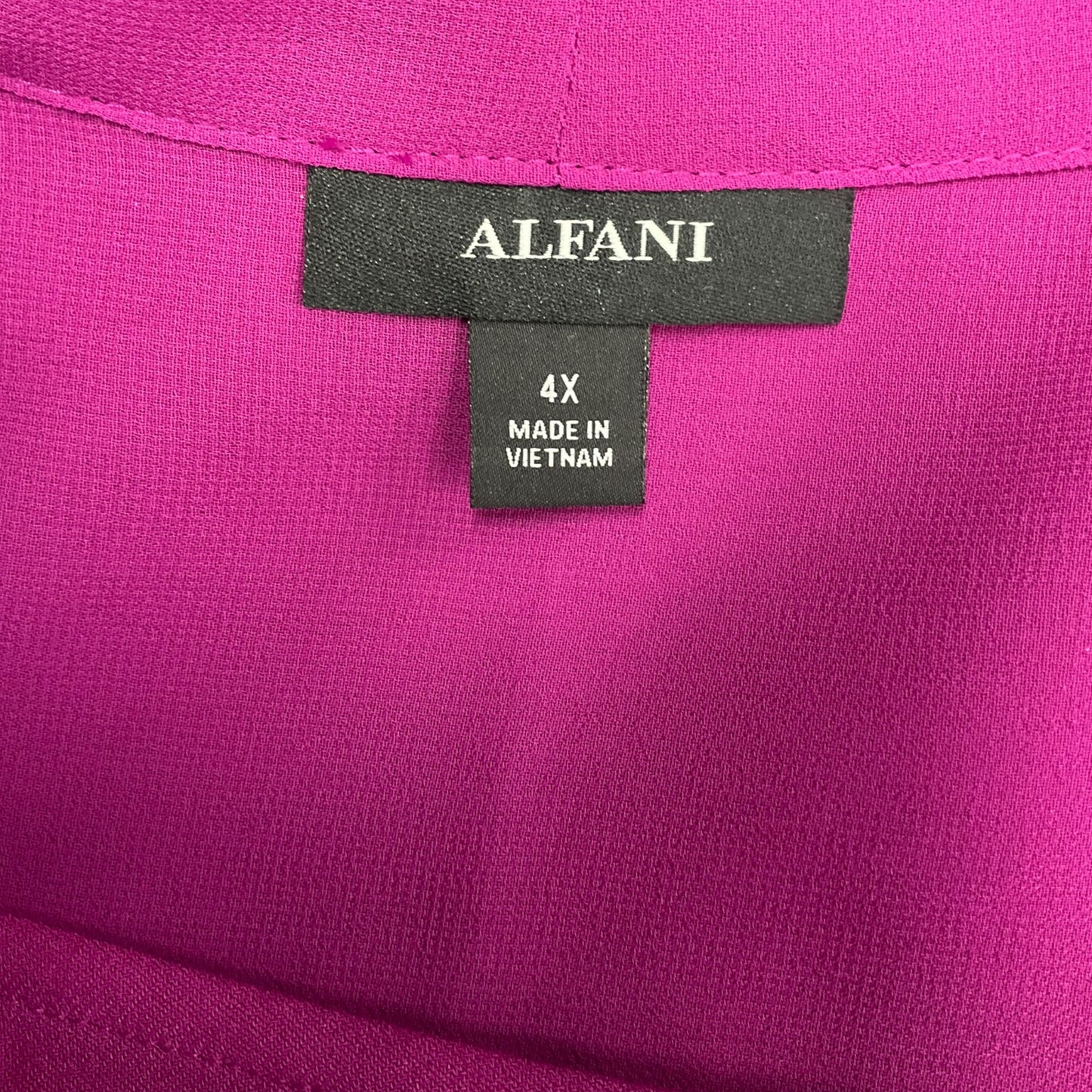 Top Long Sleeve By Alfani In Purple, Size: 4x