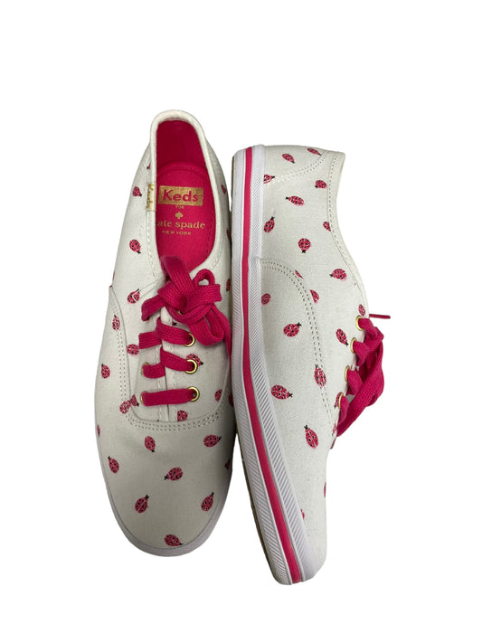 Shoes Sneakers By Keds In Pink & White, Size: 6