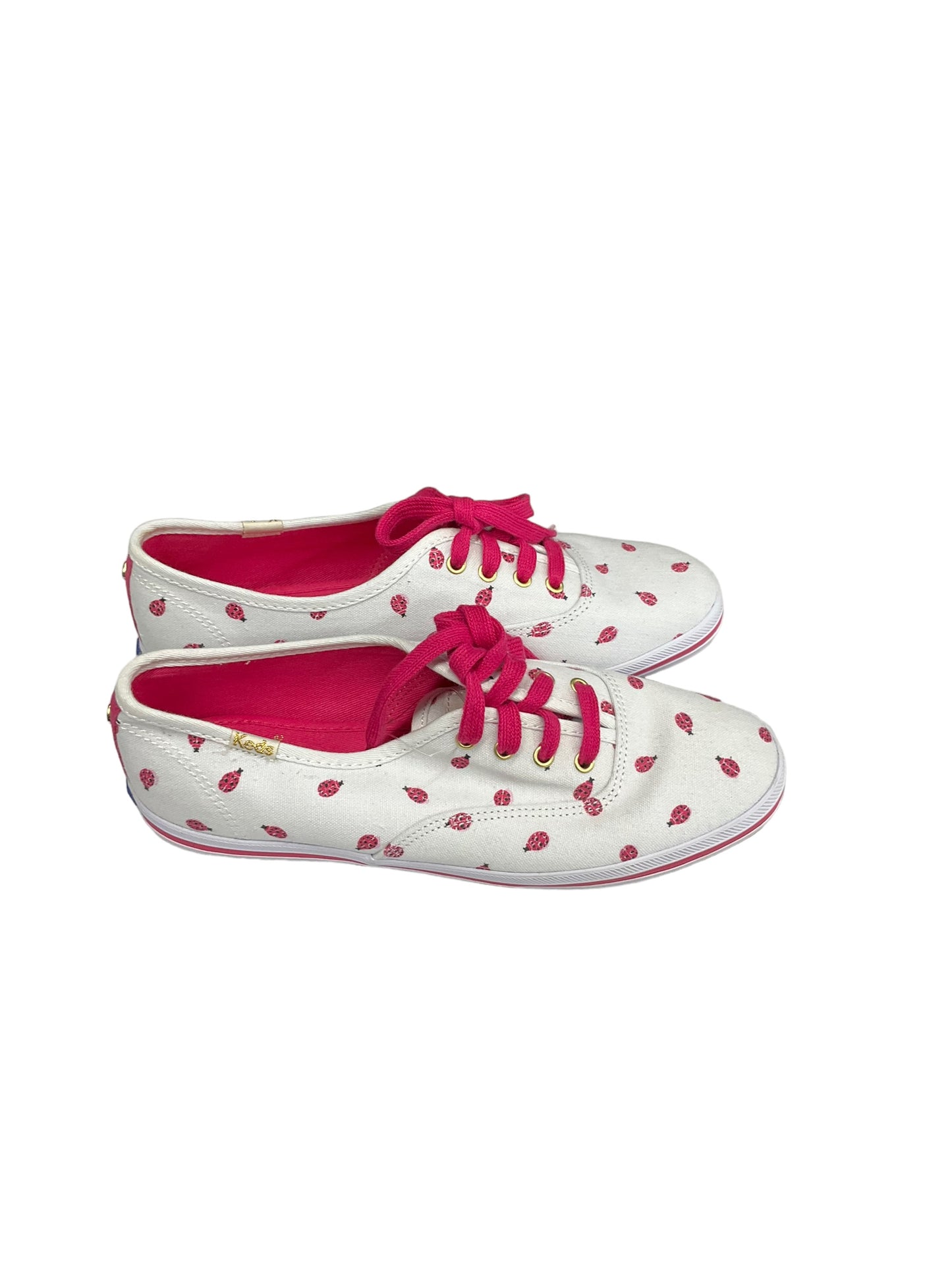 Shoes Sneakers By Keds In Pink & White, Size: 6