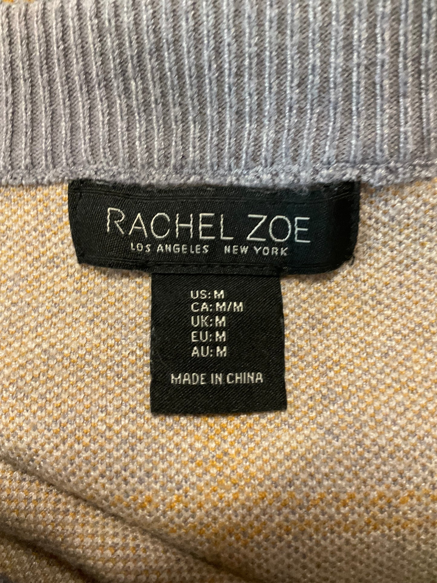 Sweater By Rachel Zoe In Plaid Pattern, Size: M