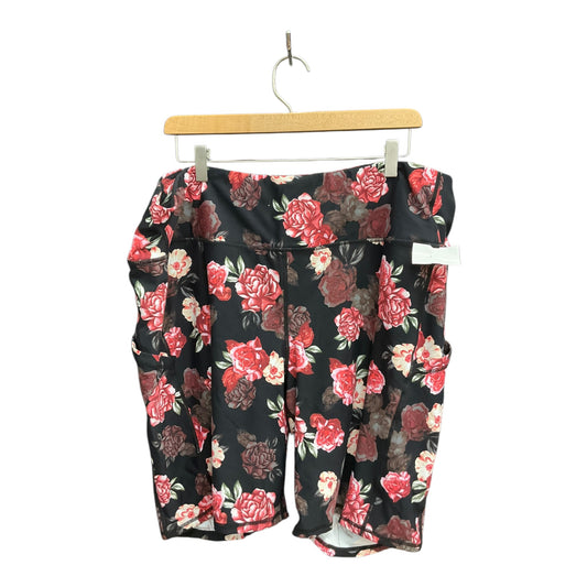 Athletic Shorts By Torrid In Floral Print, Size: 4x