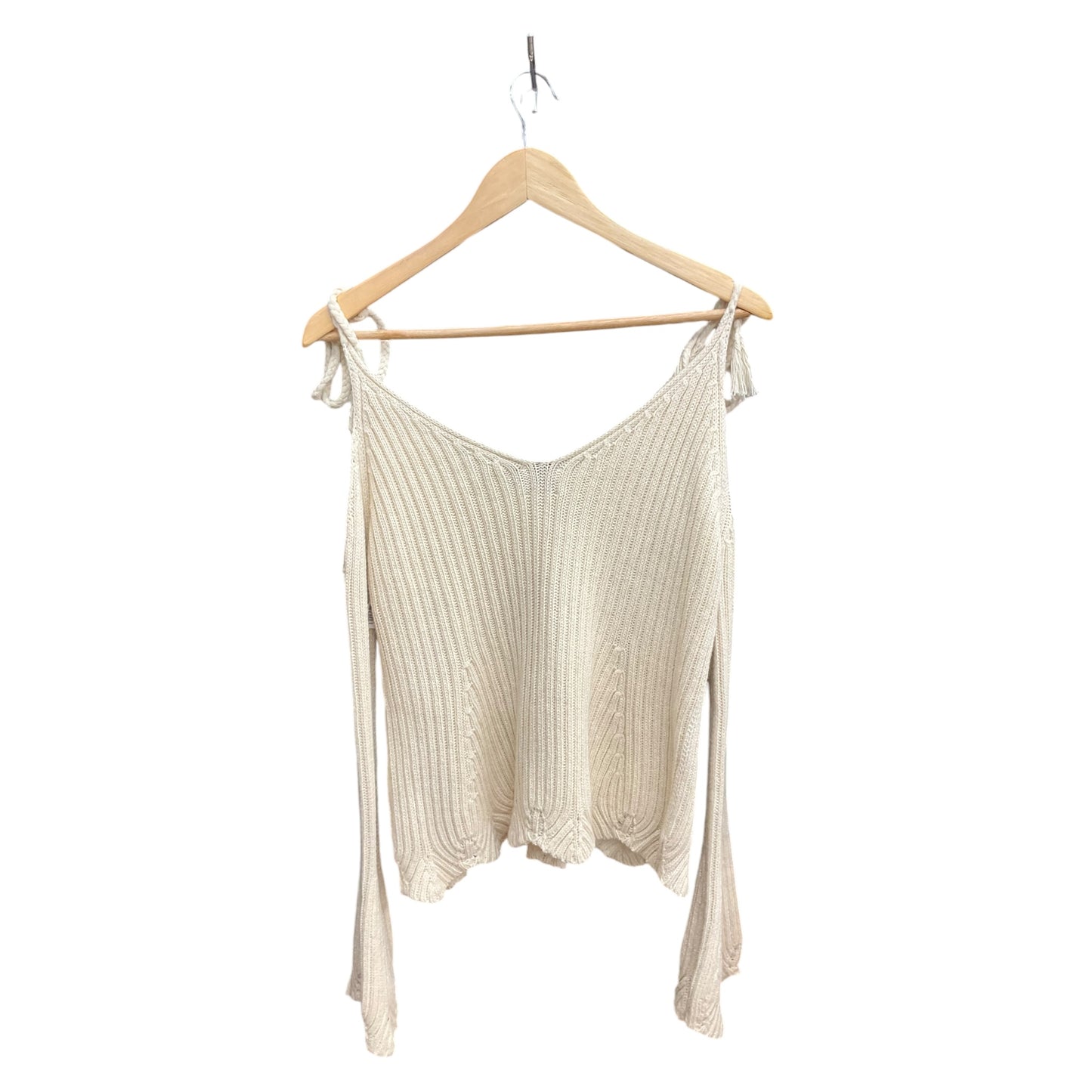 Sweater By Cmc In Cream, Size: S