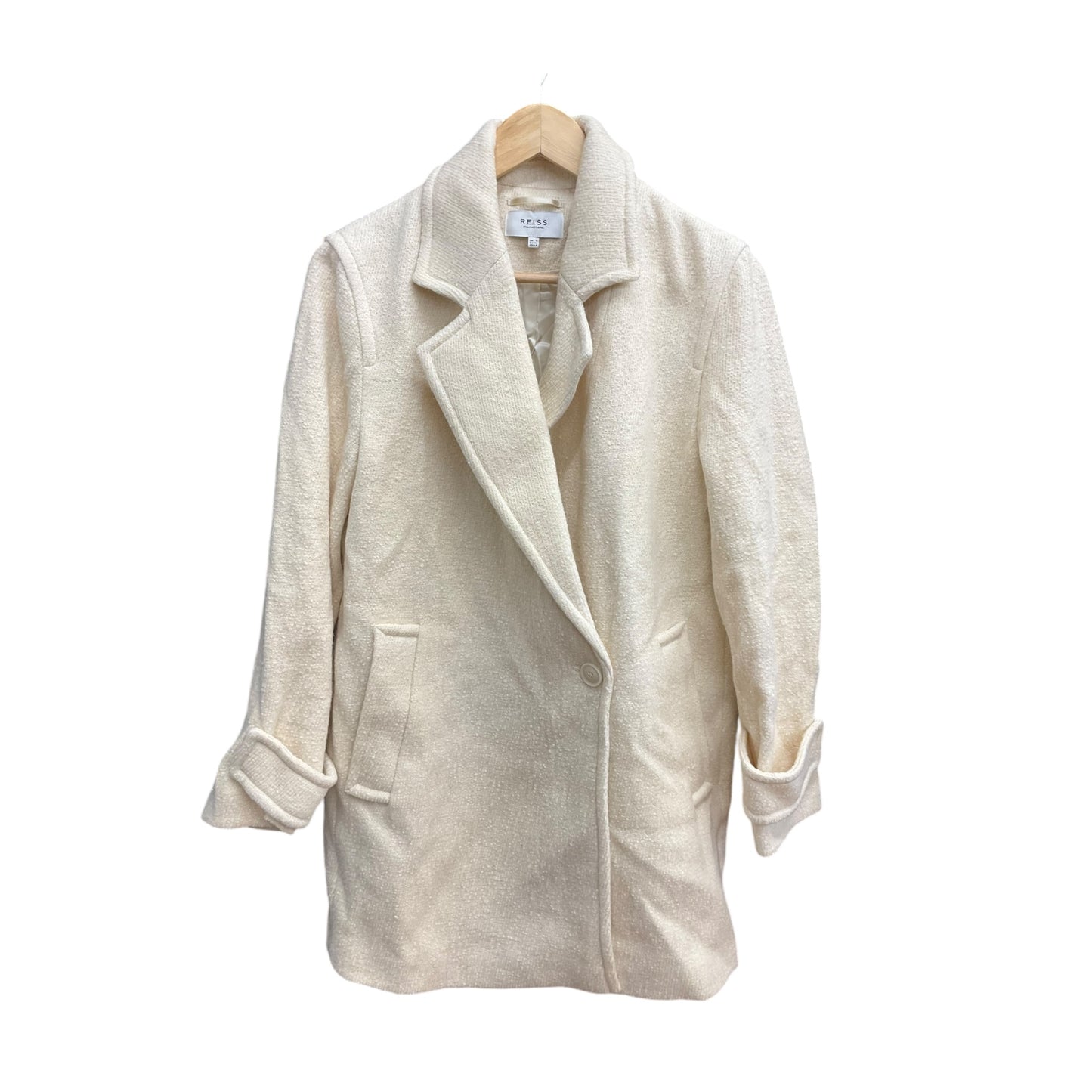 Blazer By Reiss In Cream, Size: M