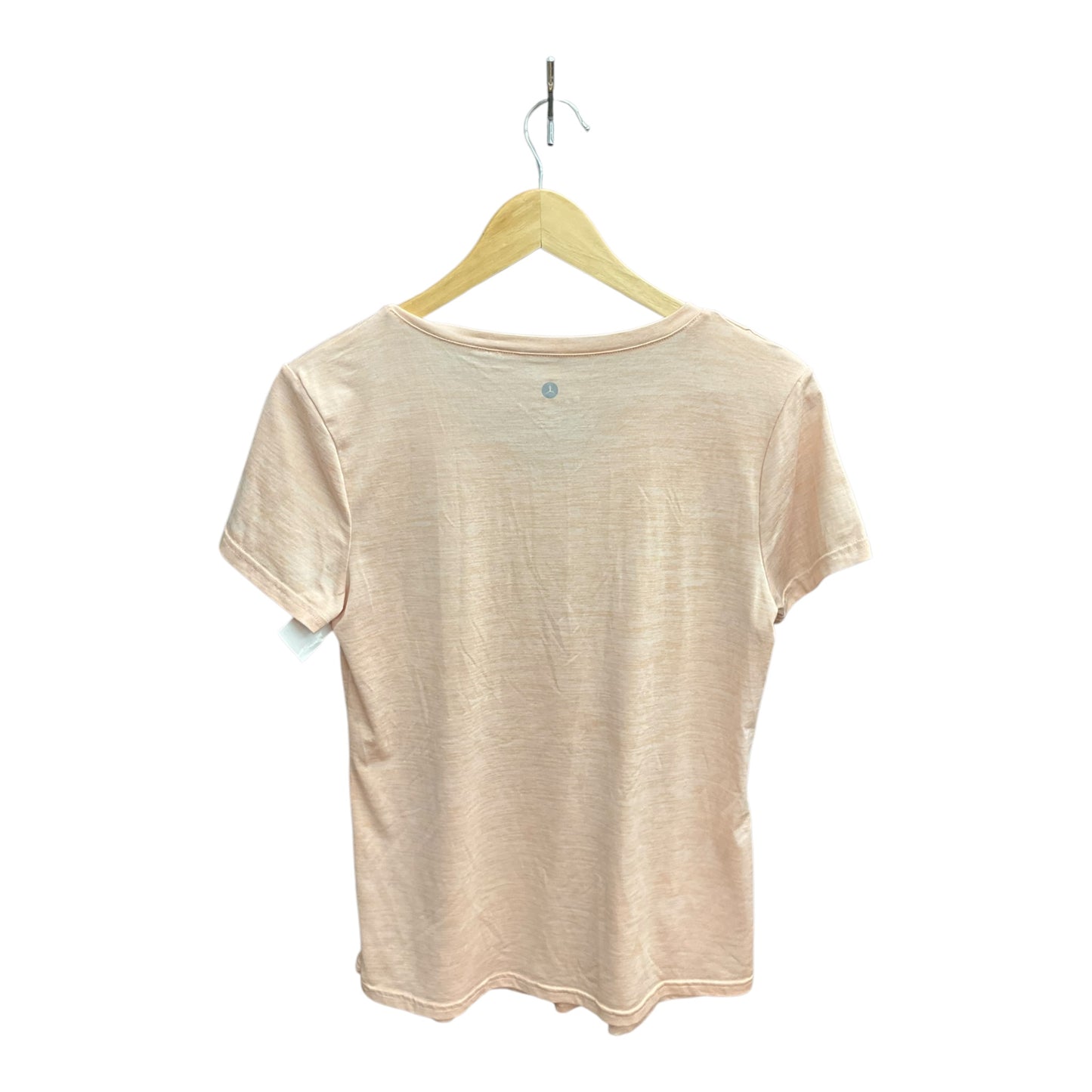 Athletic Top Short Sleeve By Danskin In Peach, Size: M