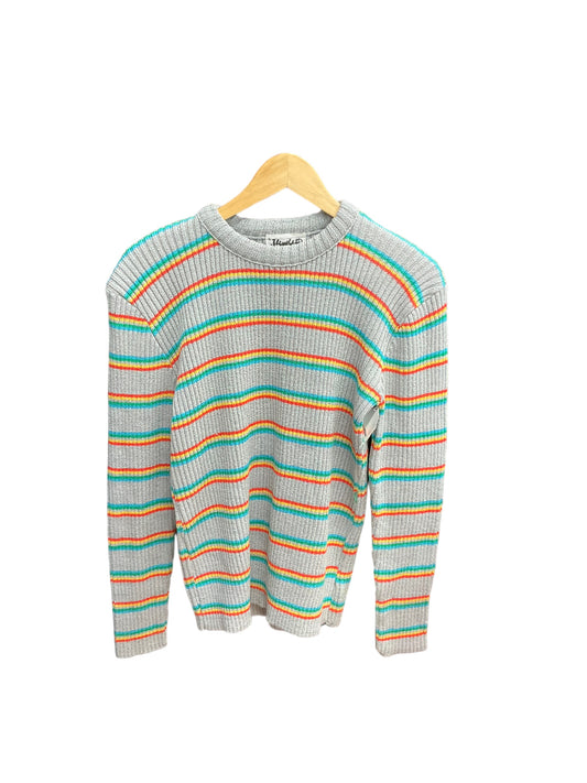 Sweater By Clothes Mentor In Striped Pattern, Size: M