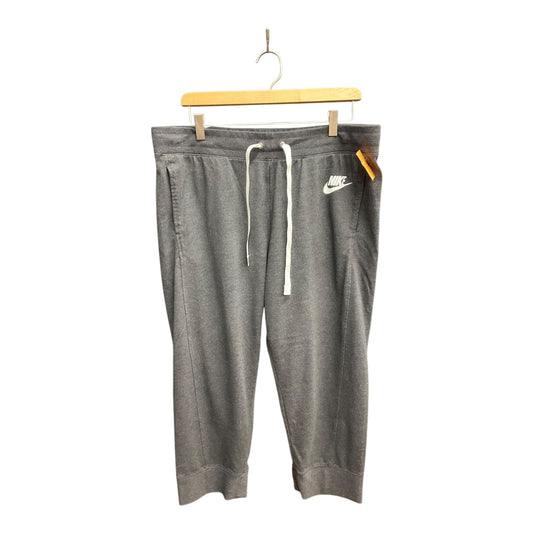 Athletic Pants By Nike Apparel In Grey, Size: Xl