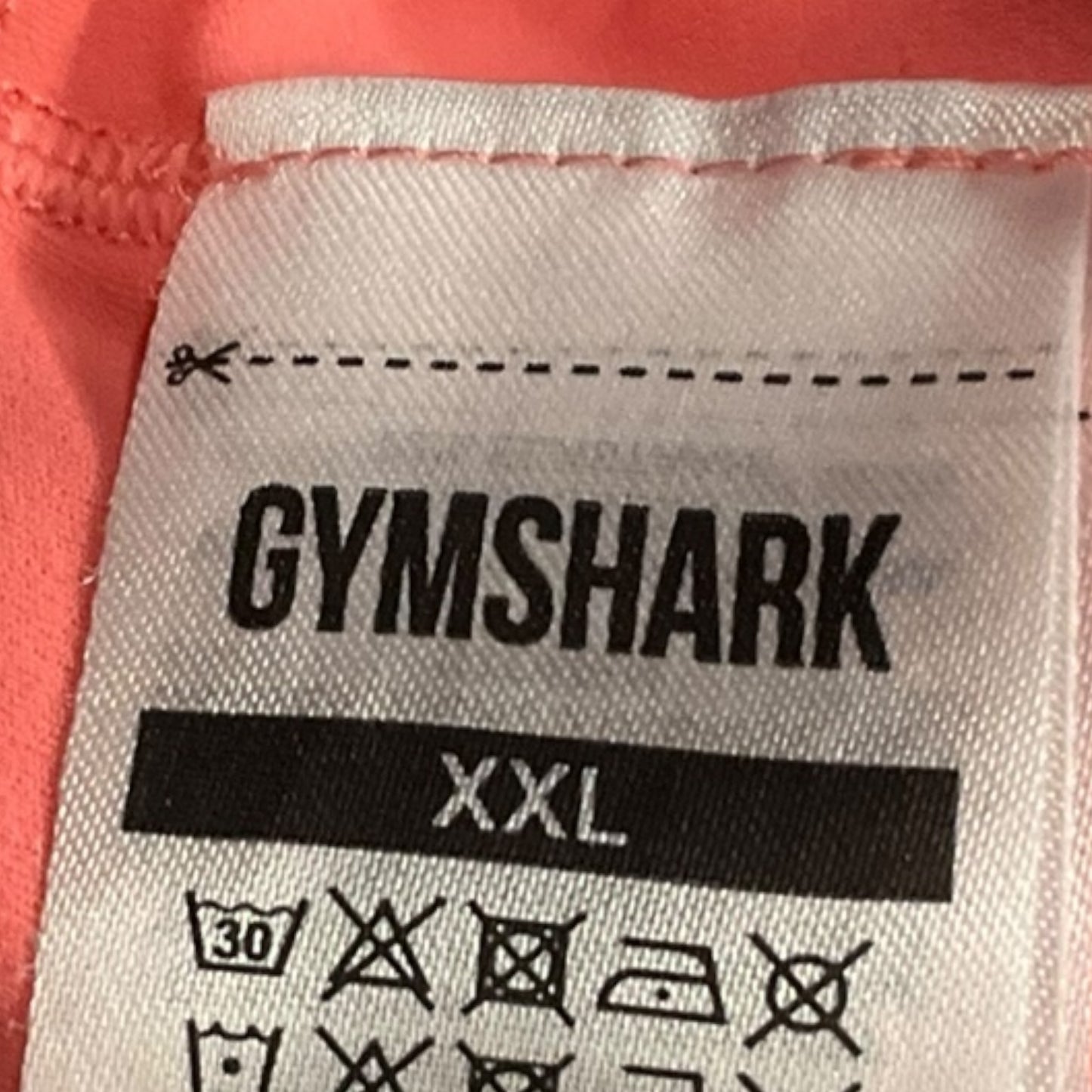 Athletic Leggings By Gym Shark In Coral, Size: Xxl