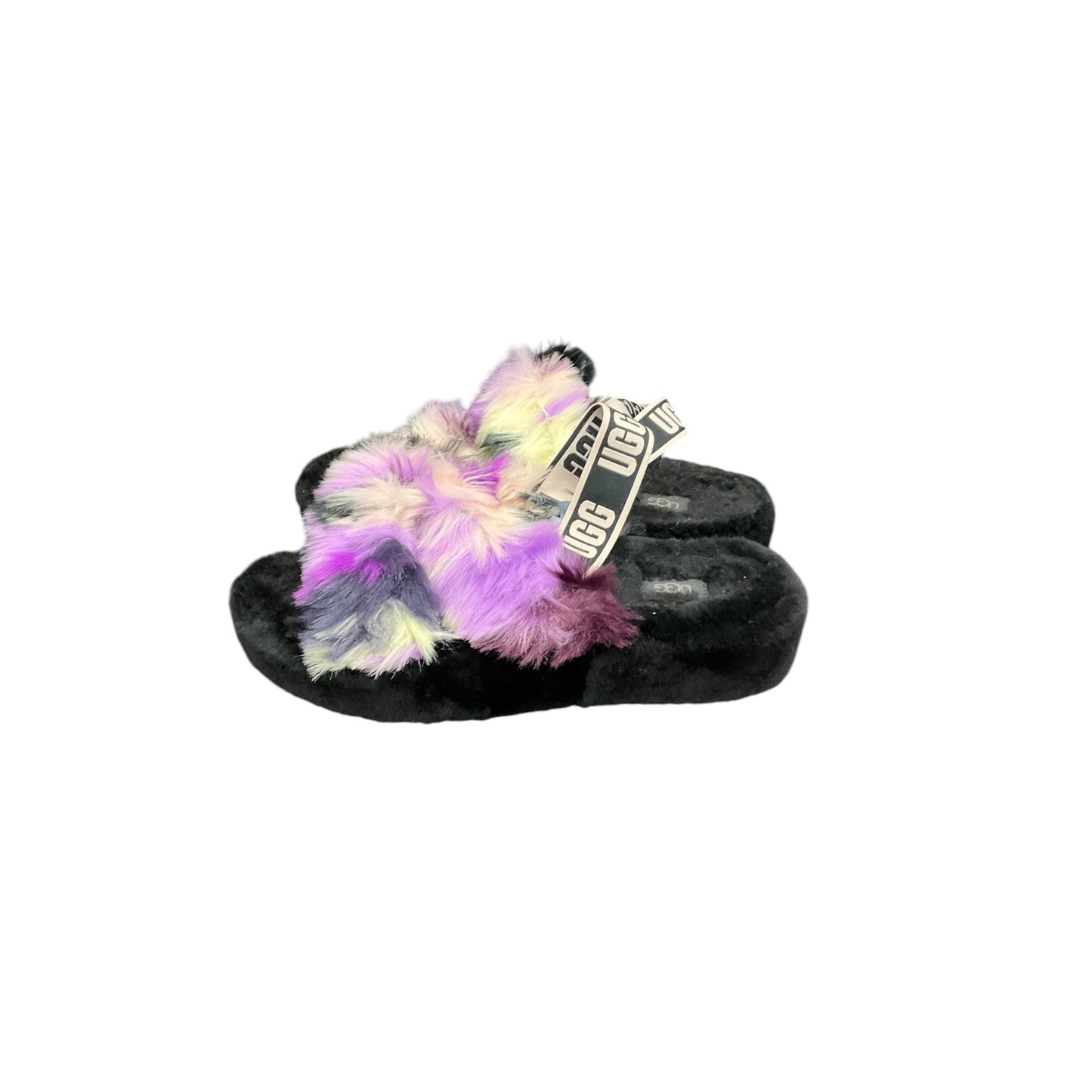 Slippers Designer By Ugg In Black & Purple