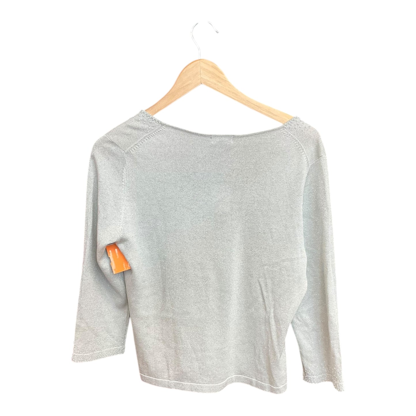 Top Long Sleeve By Grace Elements In Green, Size: L