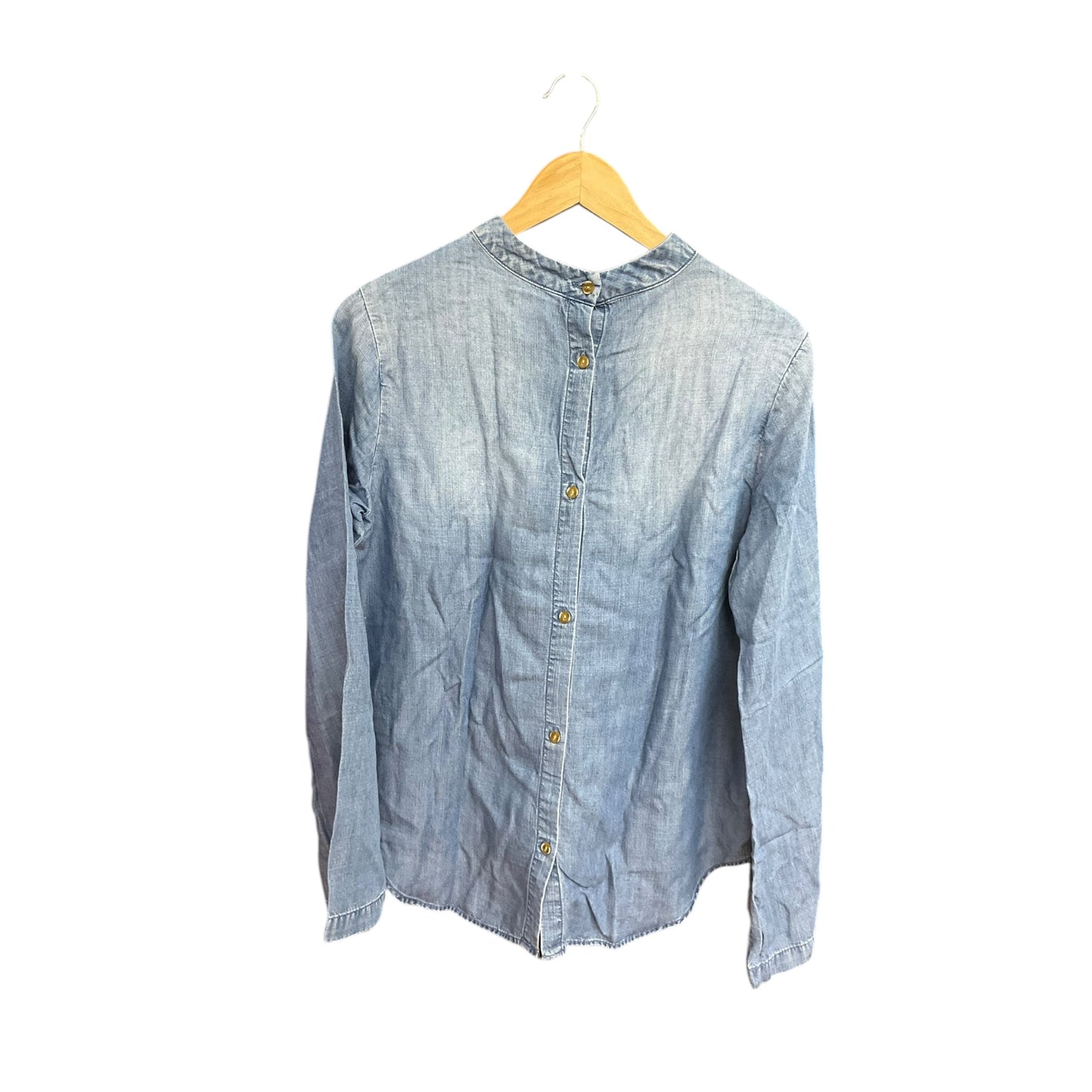 Top Long Sleeve By Cloth & Stone In Blue, Size: M