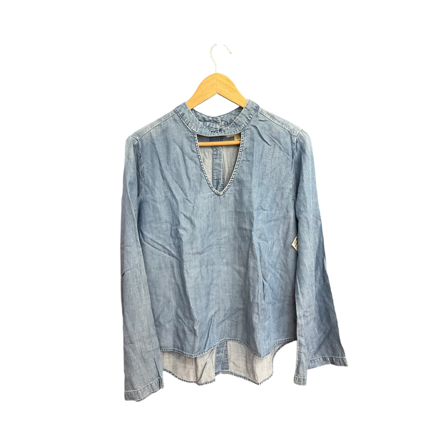 Top Long Sleeve By Cloth & Stone In Blue, Size: M