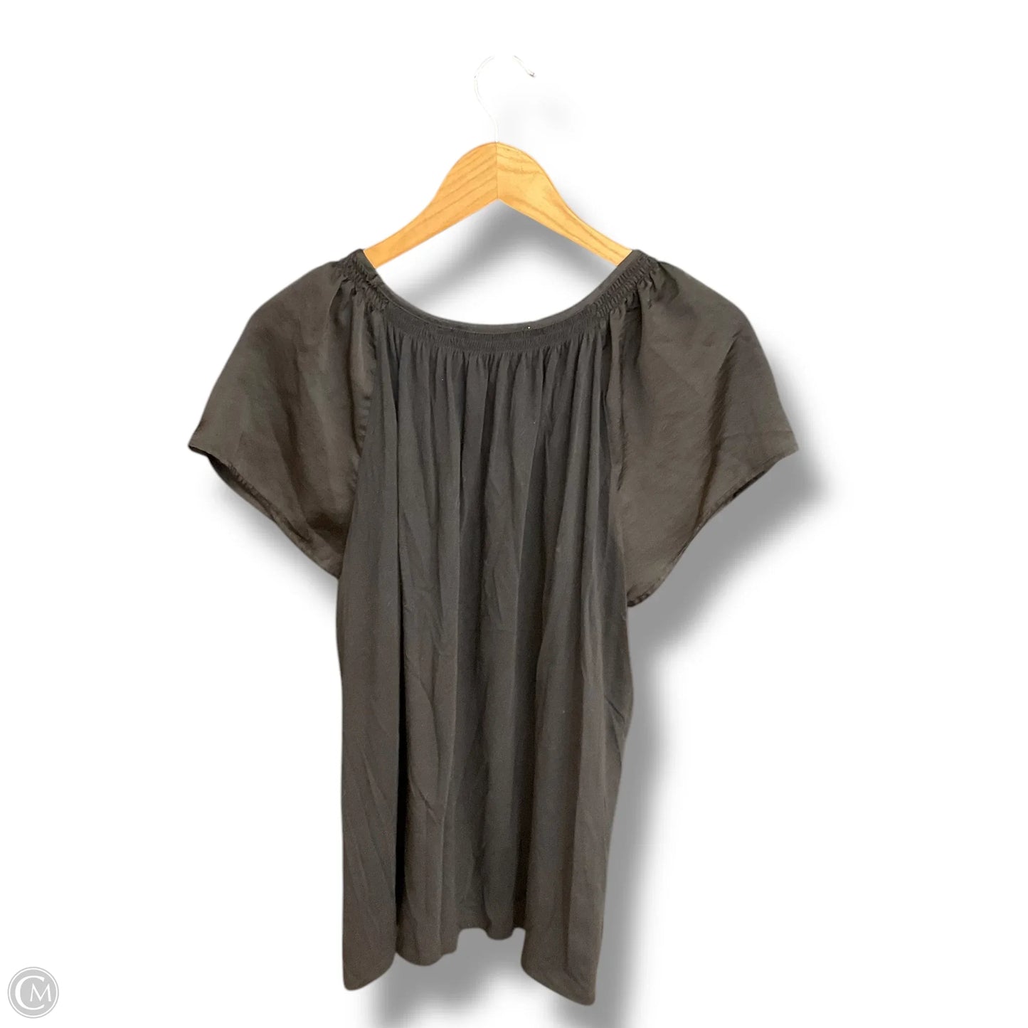 Top Sleeveless By Loft In Black, Size: L