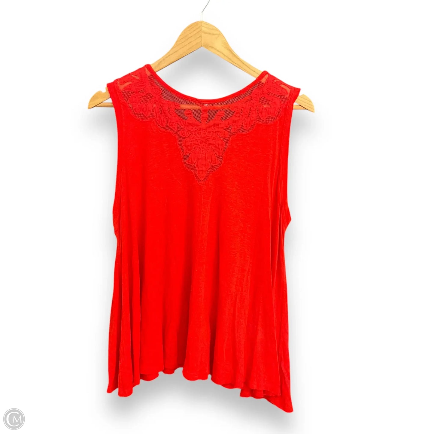 Top Sleeveless By Free People In Red, Size: L