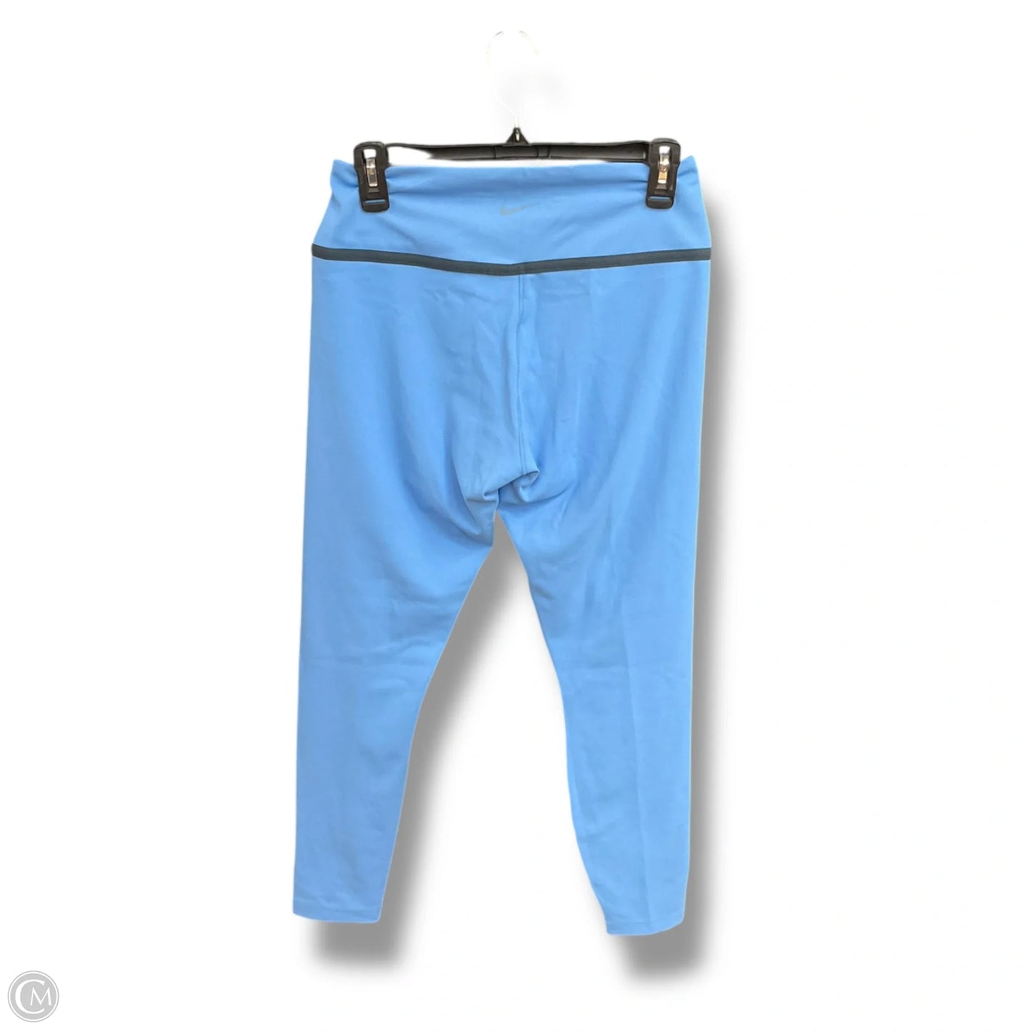 Athletic Leggings By Nike Apparel In Blue, Size: L