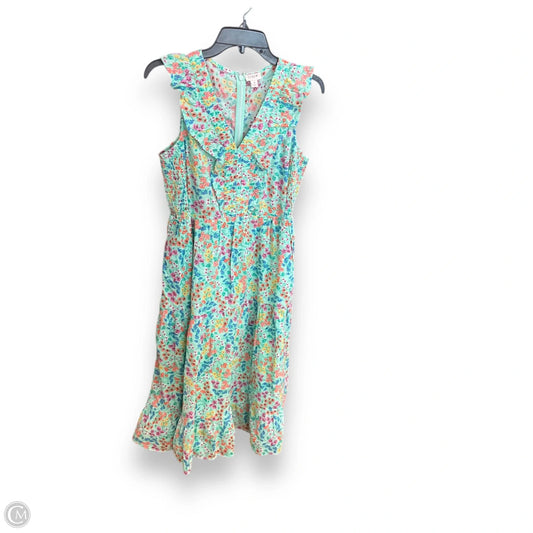 Dress Casual Midi By J. Crew In Floral Print, Size: S