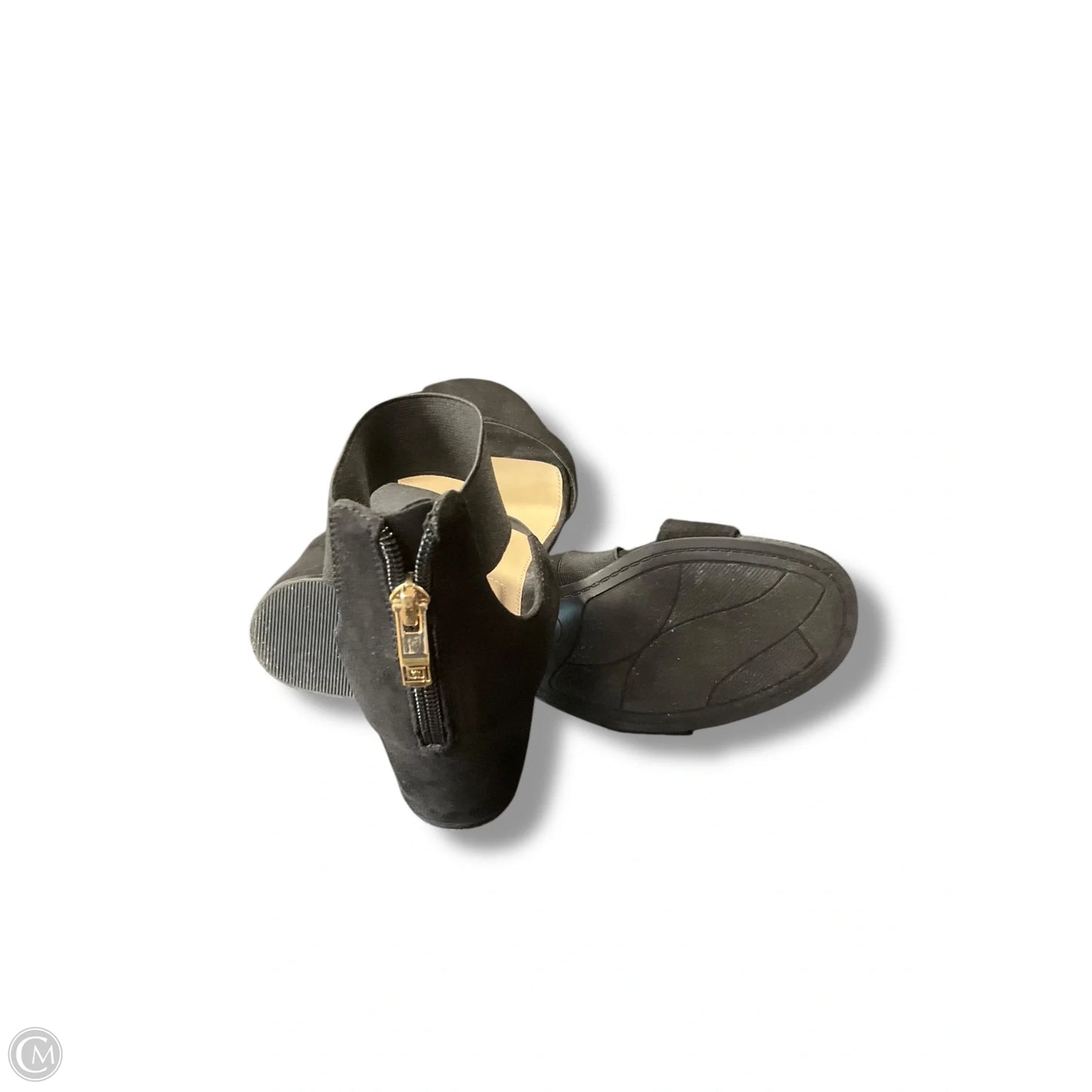 Sandals Heels Block By Liz Claiborne In Black, Size: 9