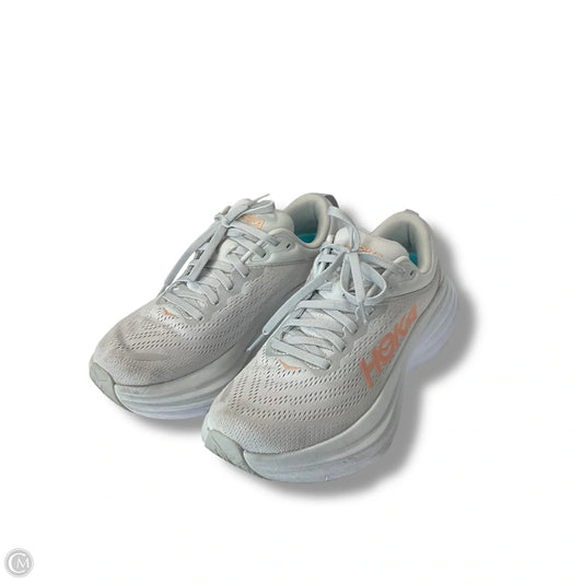 Shoes Athletic By Hoka In Grey & White, Size: 7