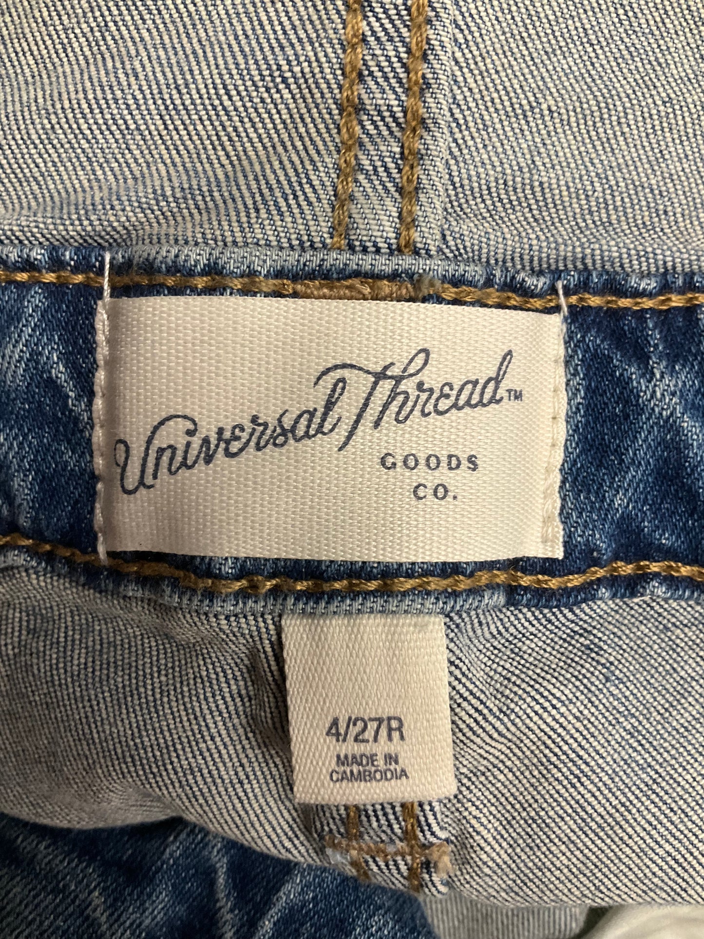 Blue Denim Overalls Universal Thread, Size S