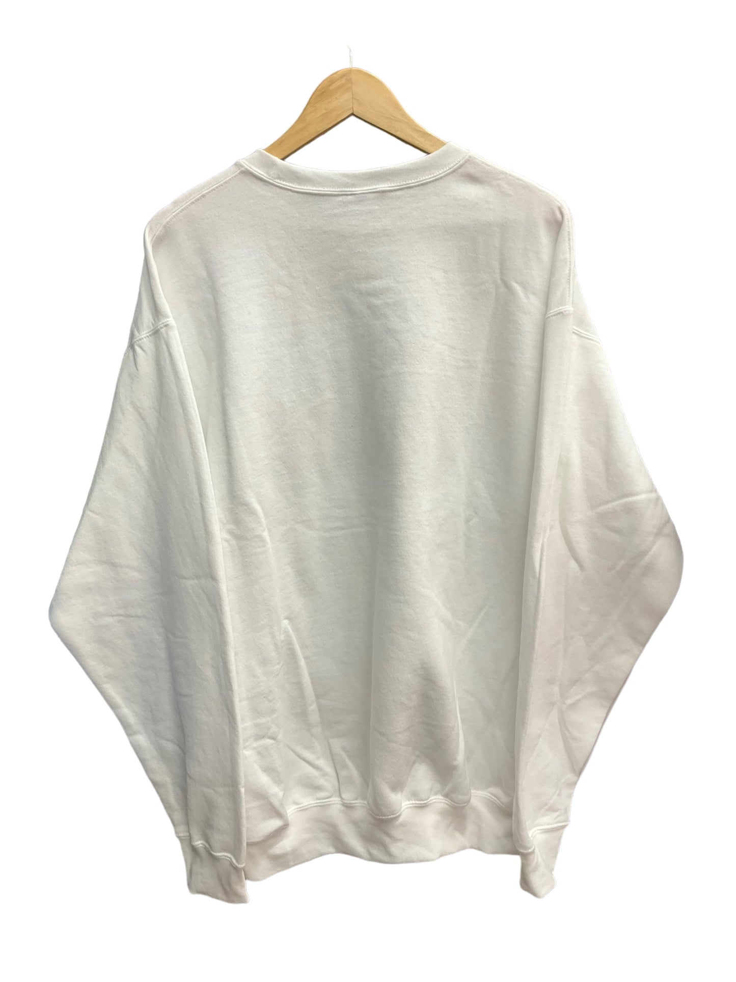 White Top Long Sleeve Basic Clothes Mentor, Size S