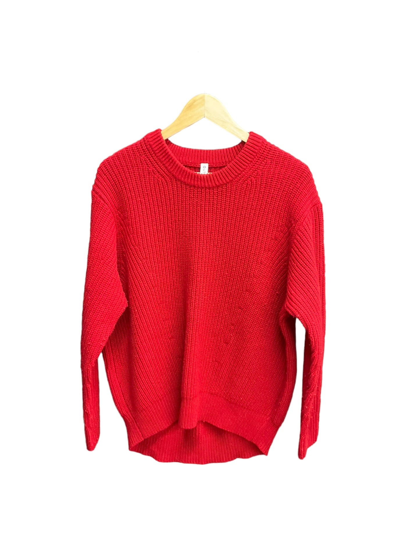 Sweater By Athleta In Red, Size: M