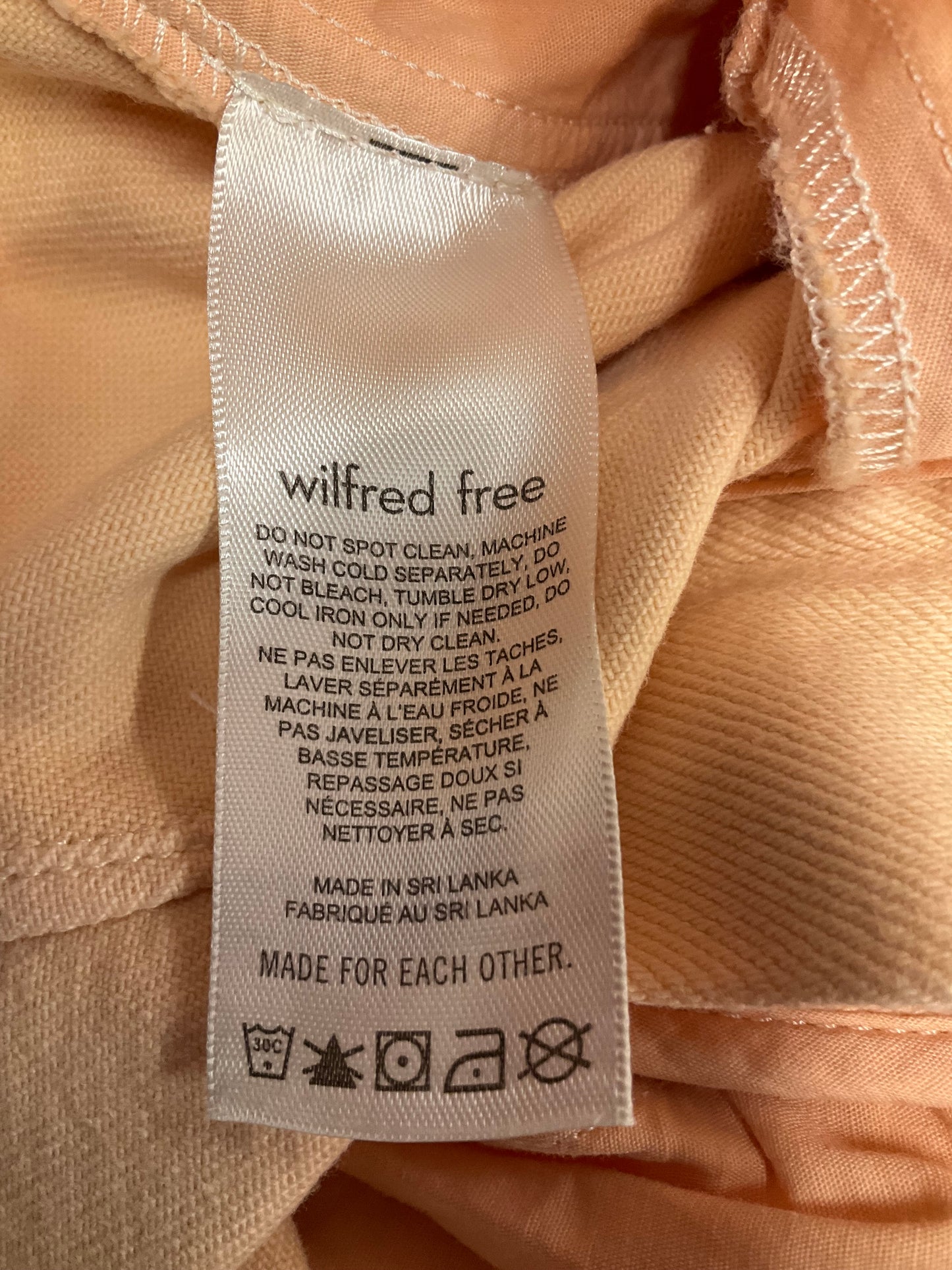 Peach Pants Cargo & Utility Wilfred, Size 10