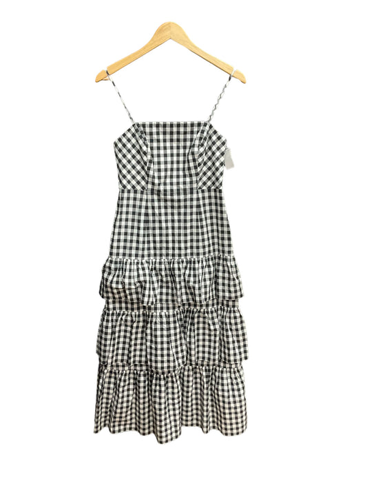 Checkered Pattern Dress Casual Maxi J. Crew, Size Xs