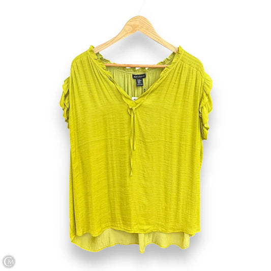 Top Sleeveless By Jones New York In Green, Size: 3x