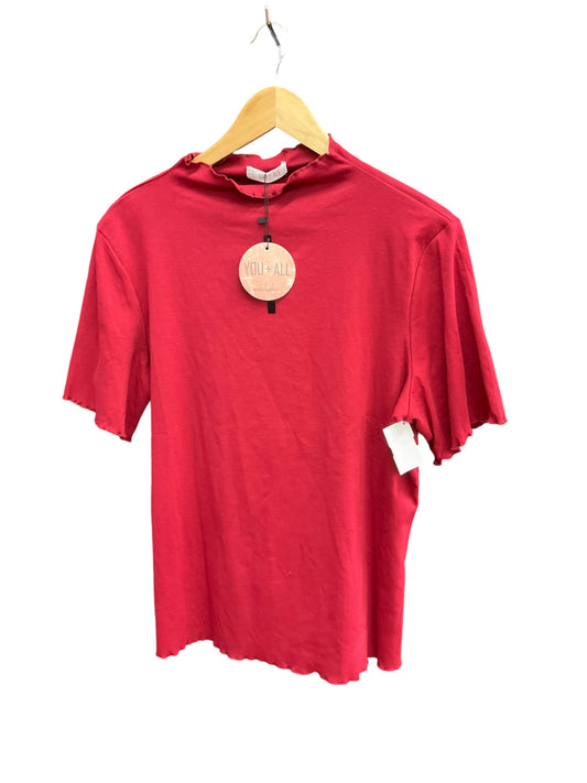 Top Short Sleeve Basic By Clothes Mentor In Red, Size: Xl