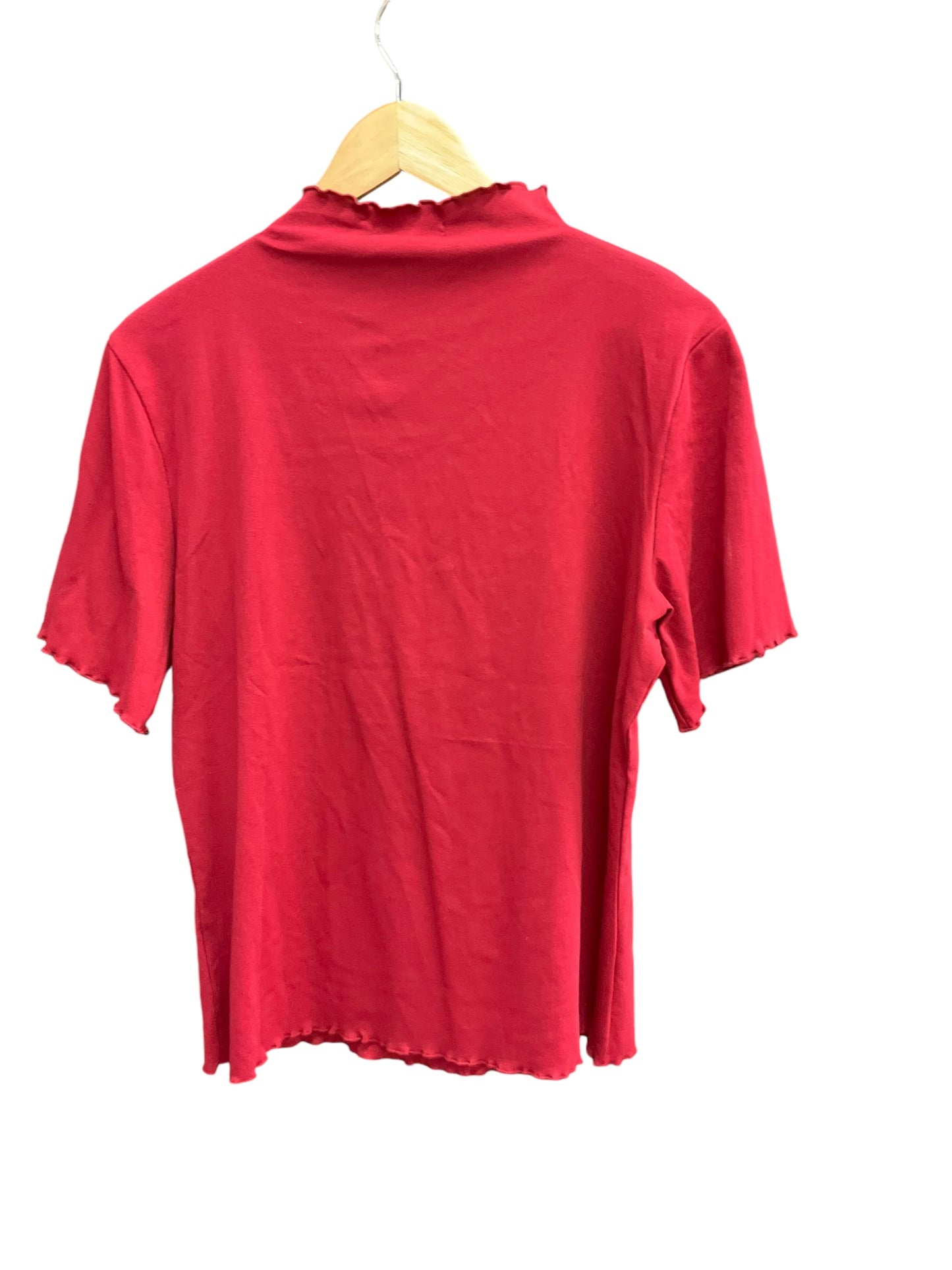 Top Short Sleeve Basic By Clothes Mentor In Red, Size: Xl