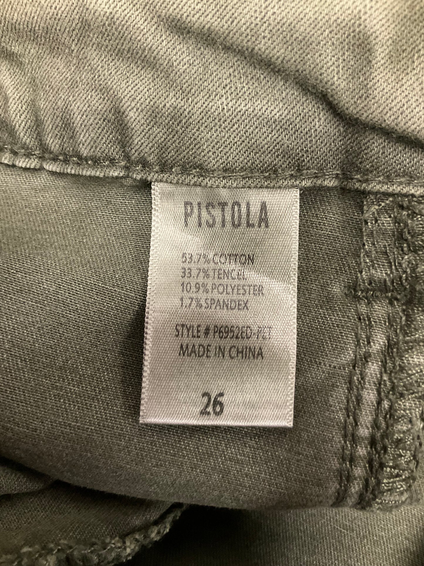 Green Pants Cargo & Utility Pistola, Size 2