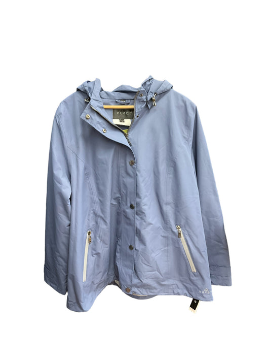 Blue Coat Raincoat Clothes Mentor, Size Xl
