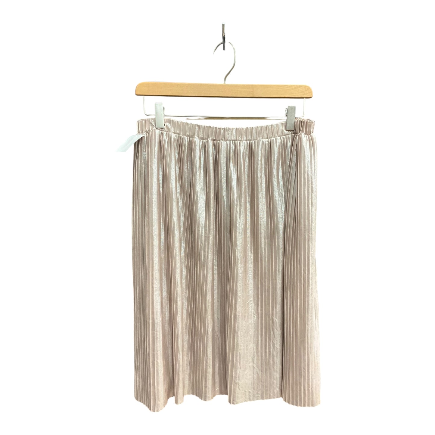 Skirt Midi By Loft In Gold, Size: 8