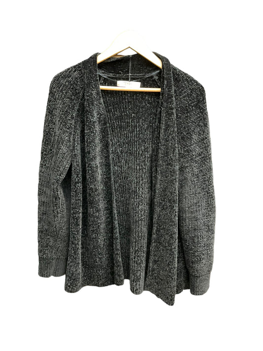 Sweater Cardigan By Loft In Black, Size: M