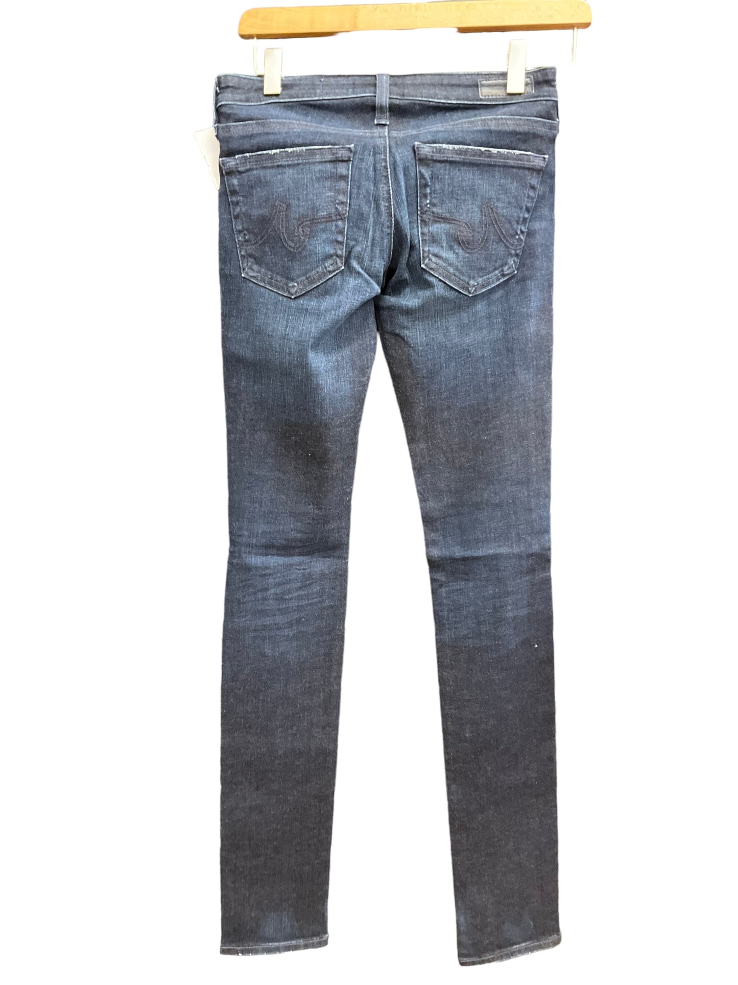 Jeans Skinny By Adriano Goldschmied In Blue Denim, Size: 0