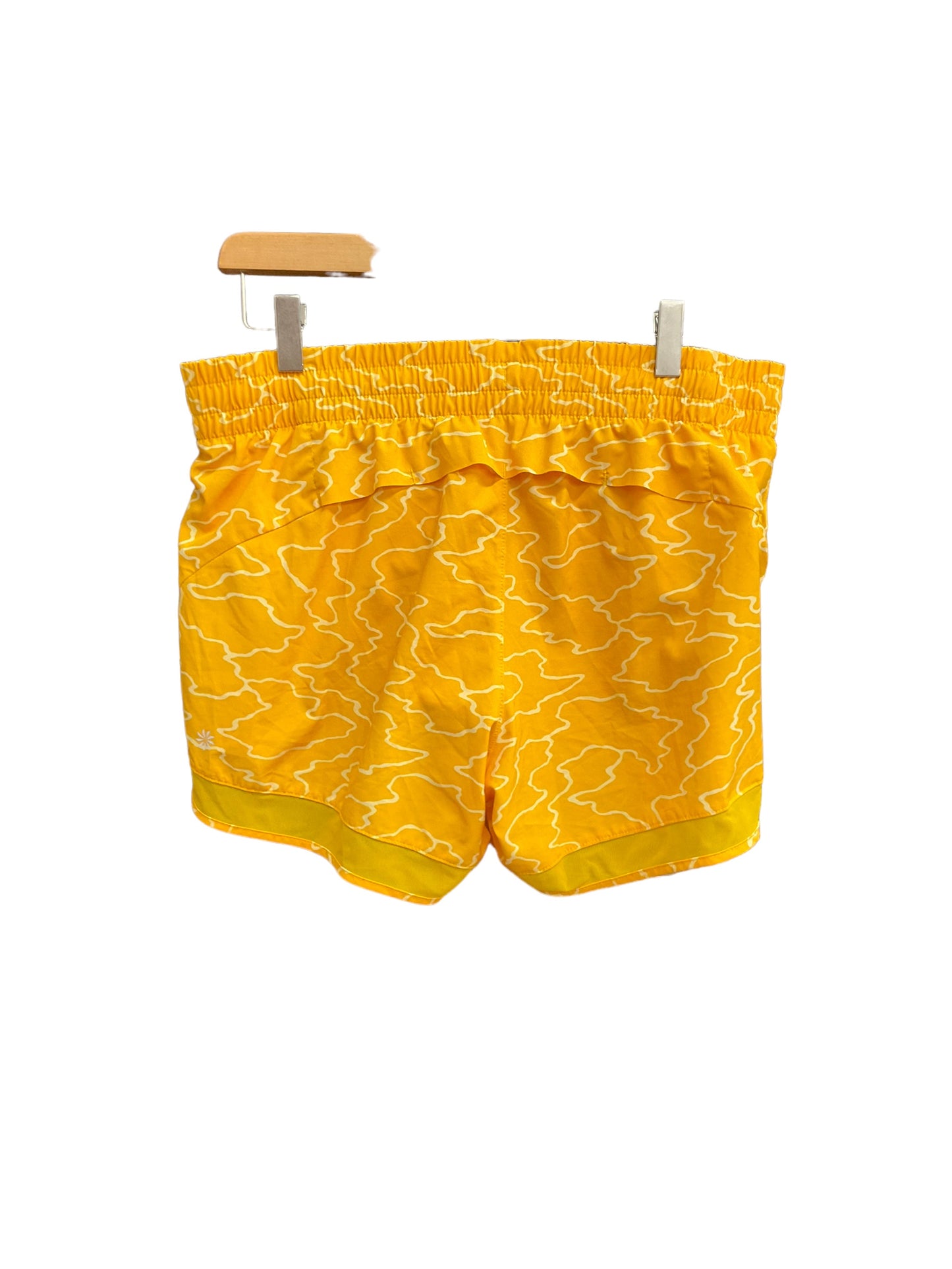 Athletic Shorts By Athleta In Yellow, Size: M