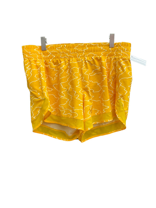 Athletic Shorts By Athleta In Yellow, Size: M