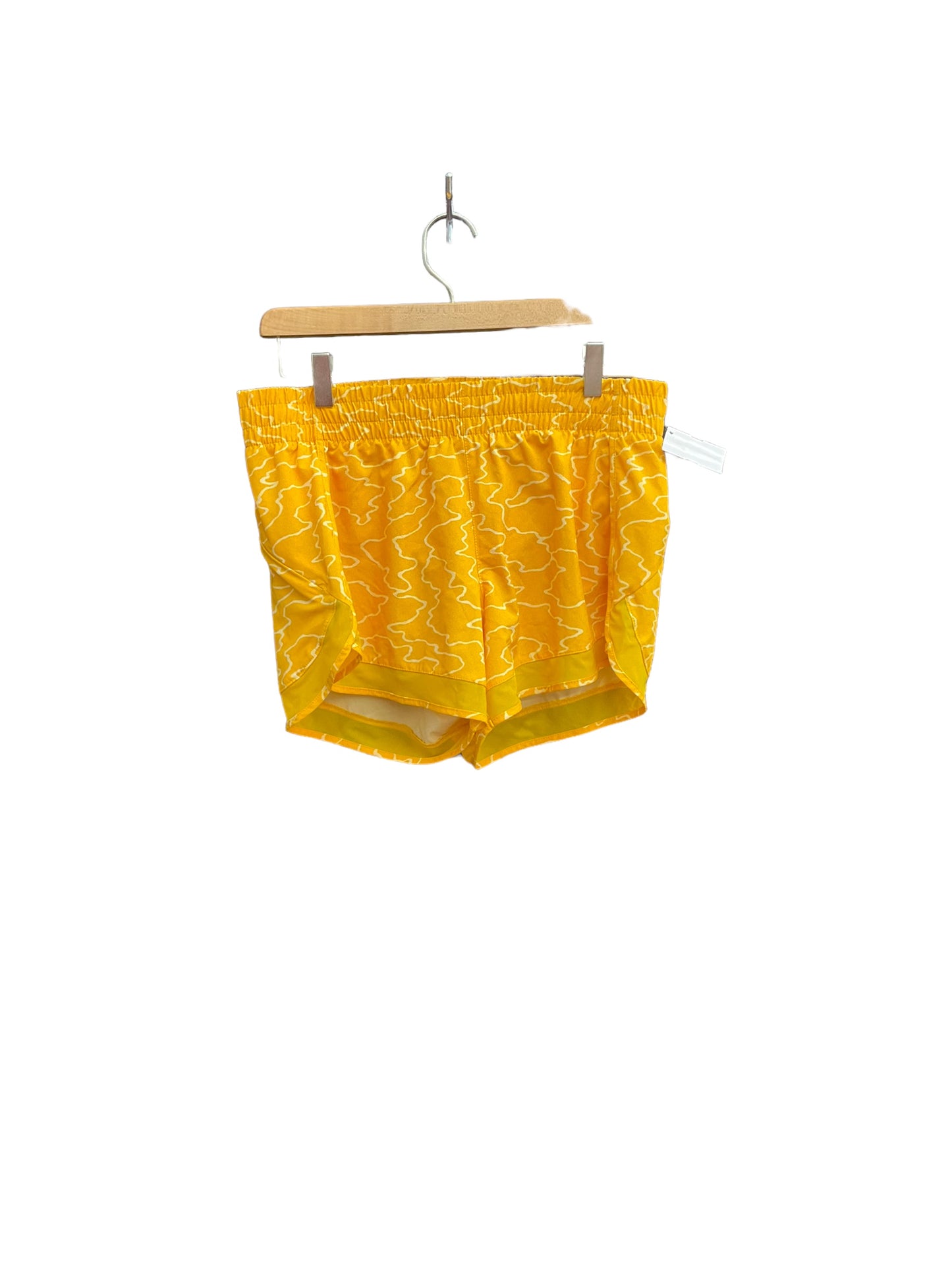 Athletic Shorts By Athleta In Yellow, Size: M