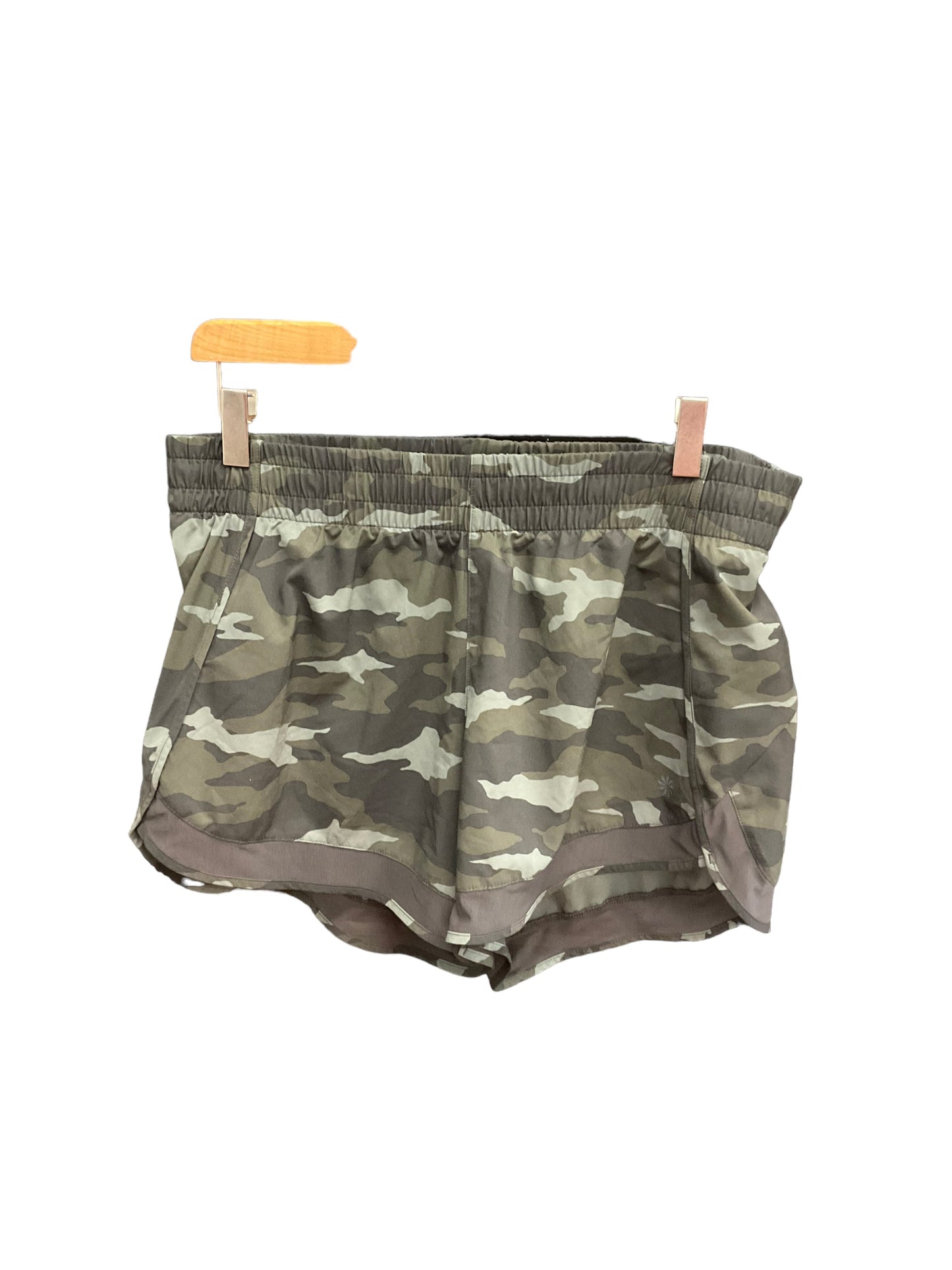 Athletic Shorts By Athleta In Camouflage Print, Size: M