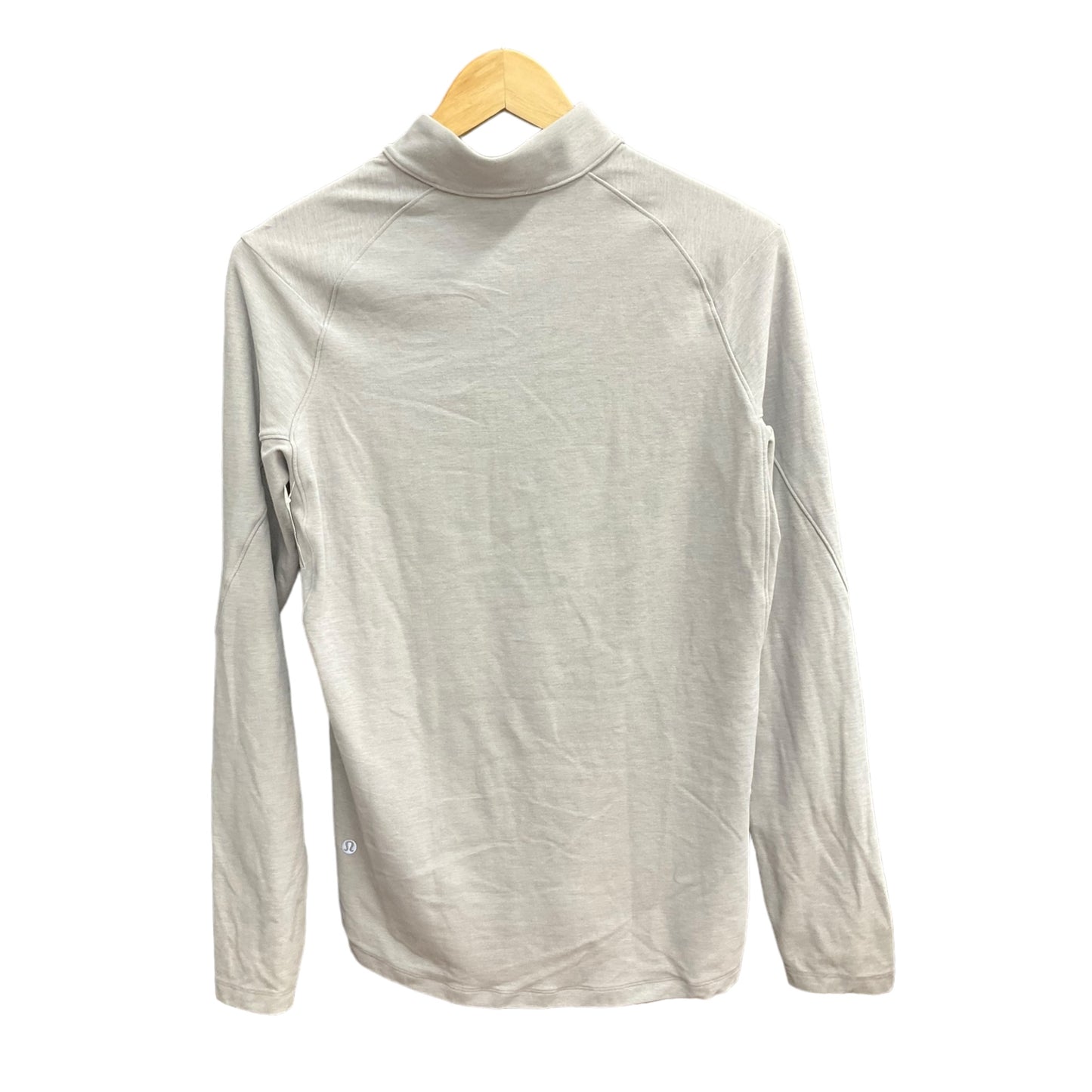 Athletic Sweatshirt Collar By Lululemon In Grey, Size: S