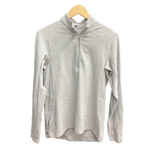 Athletic Sweatshirt Collar By Lululemon In Grey, Size: S