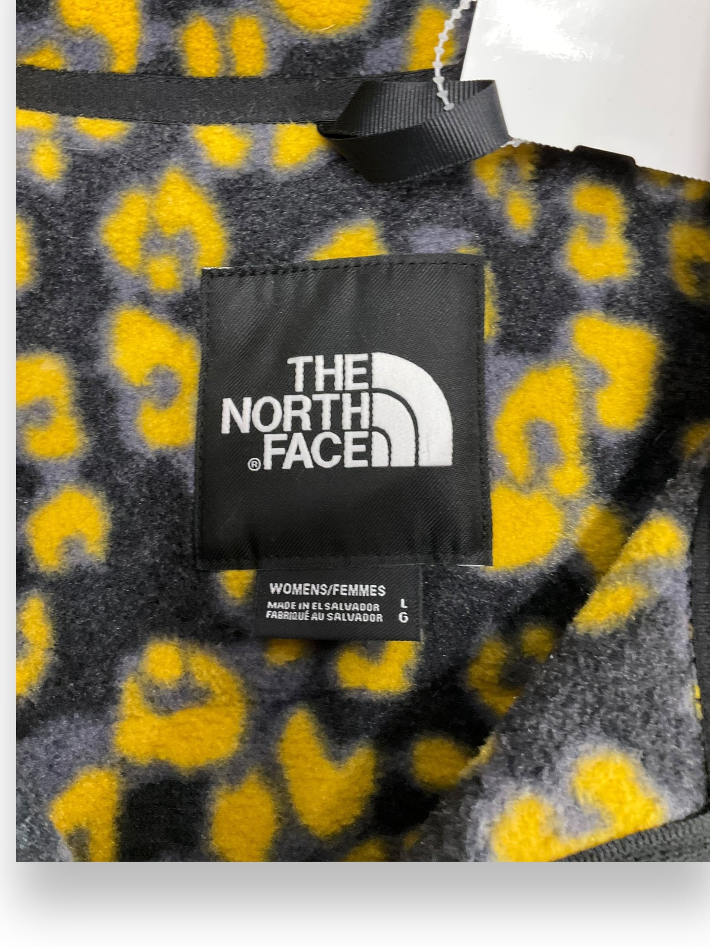 Jacket Fleece By The North Face In Black & Yellow, Size: L