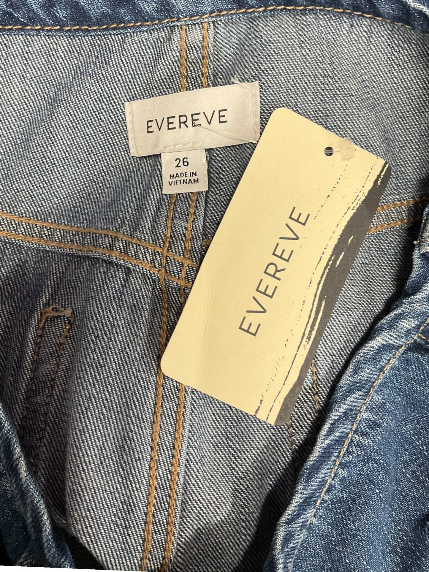 Jeans Wide Leg By Evereve In Blue Denim, Size: 2