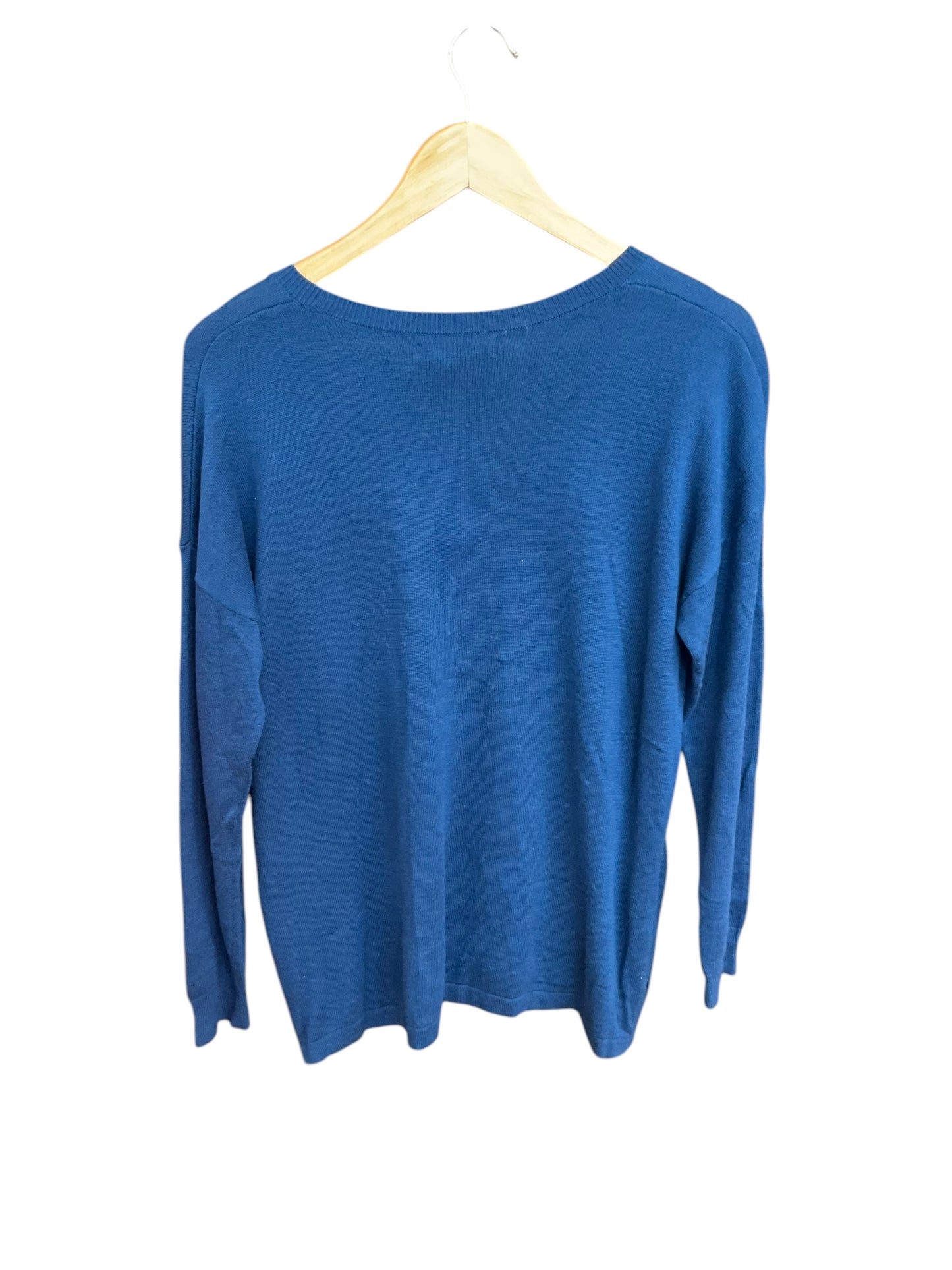 Sweater Cashmere By Joan Vass In Blue, Size: S