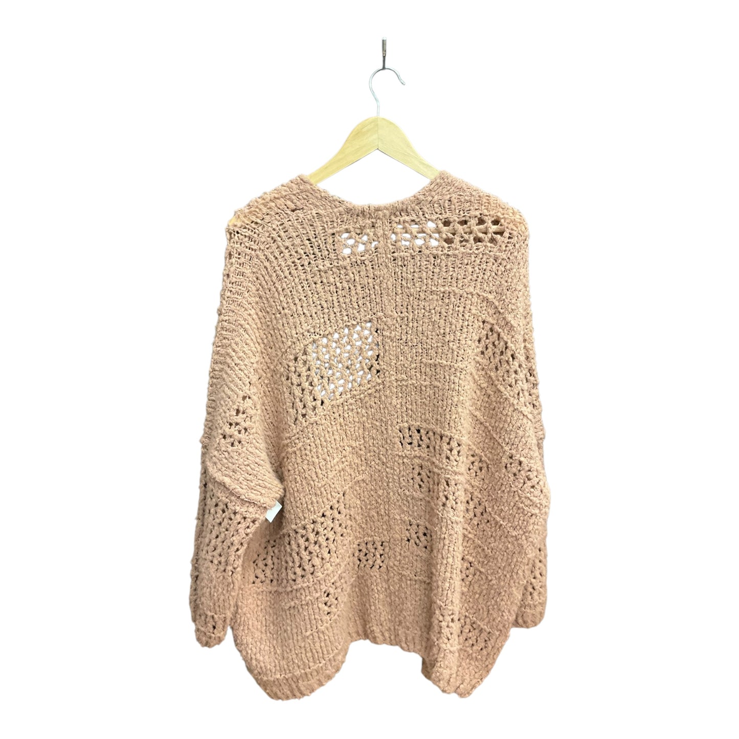 Sweater Cardigan By Free People In Pink, Size: Xs