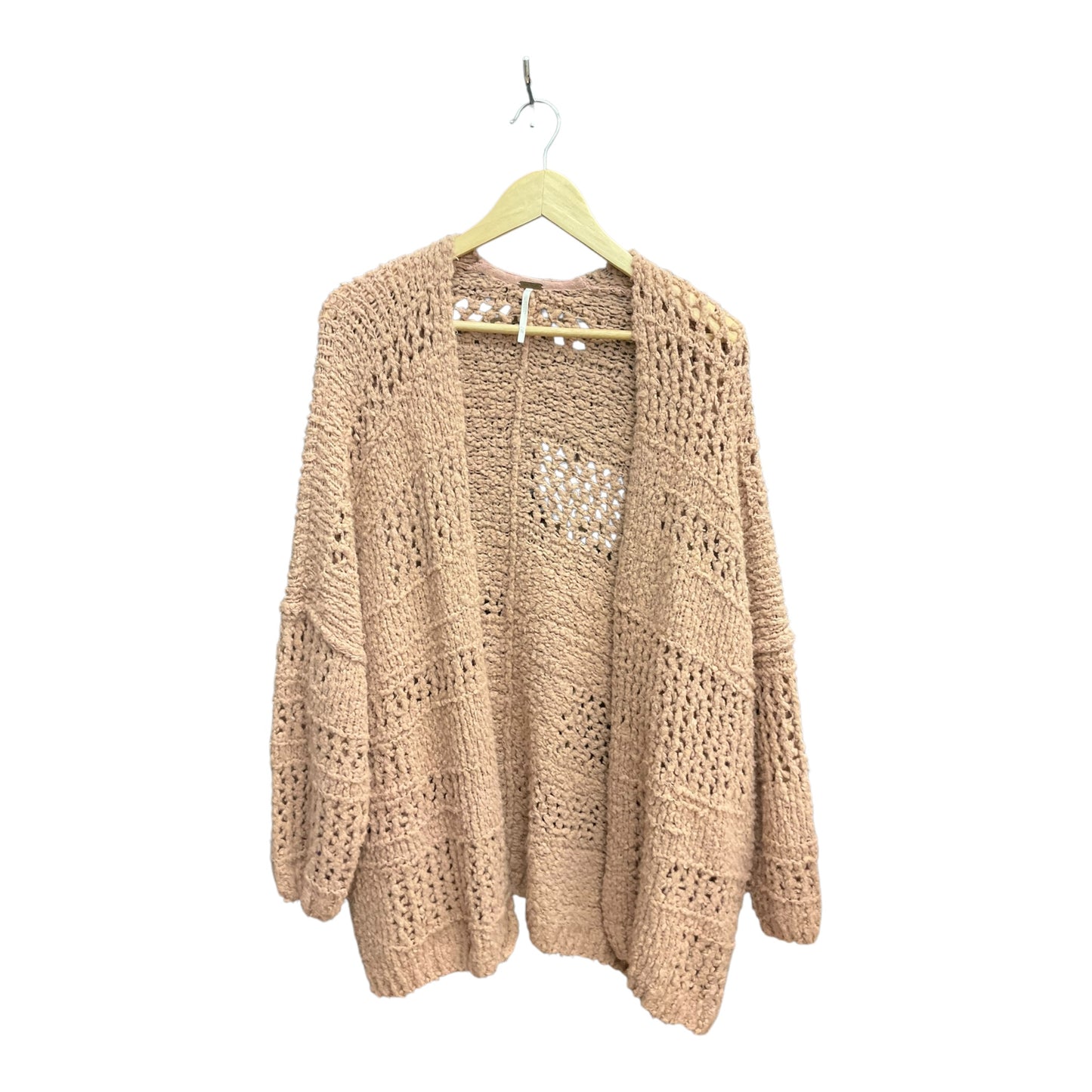 Sweater Cardigan By Free People In Pink, Size: Xs