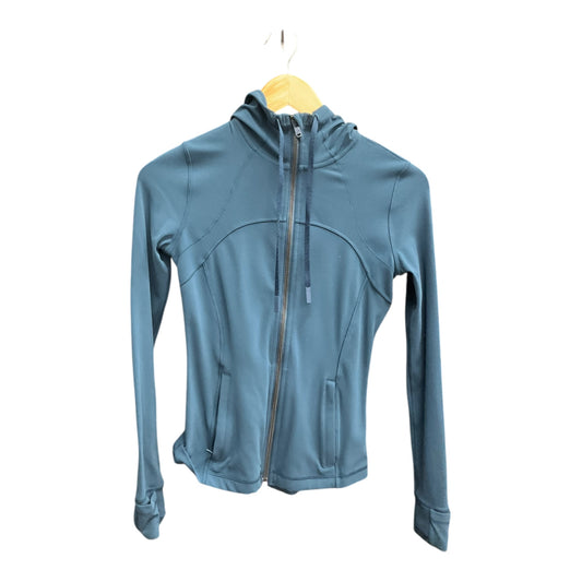 Athletic Jacket By Lululemon In Blue, Size: S