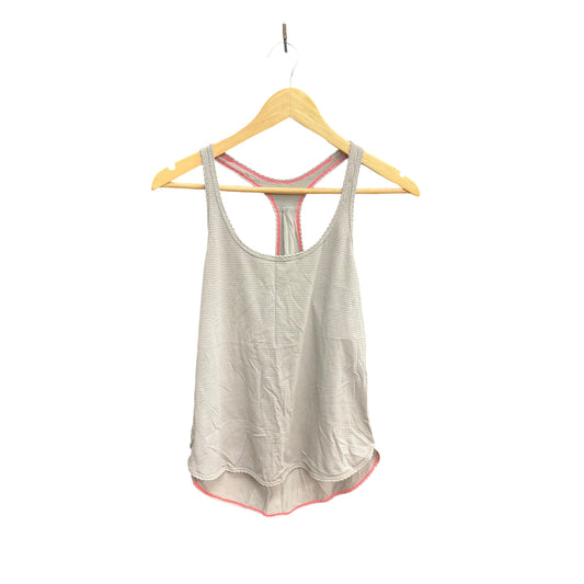 Athletic Tank Top By Lululemon In Grey, Size: M