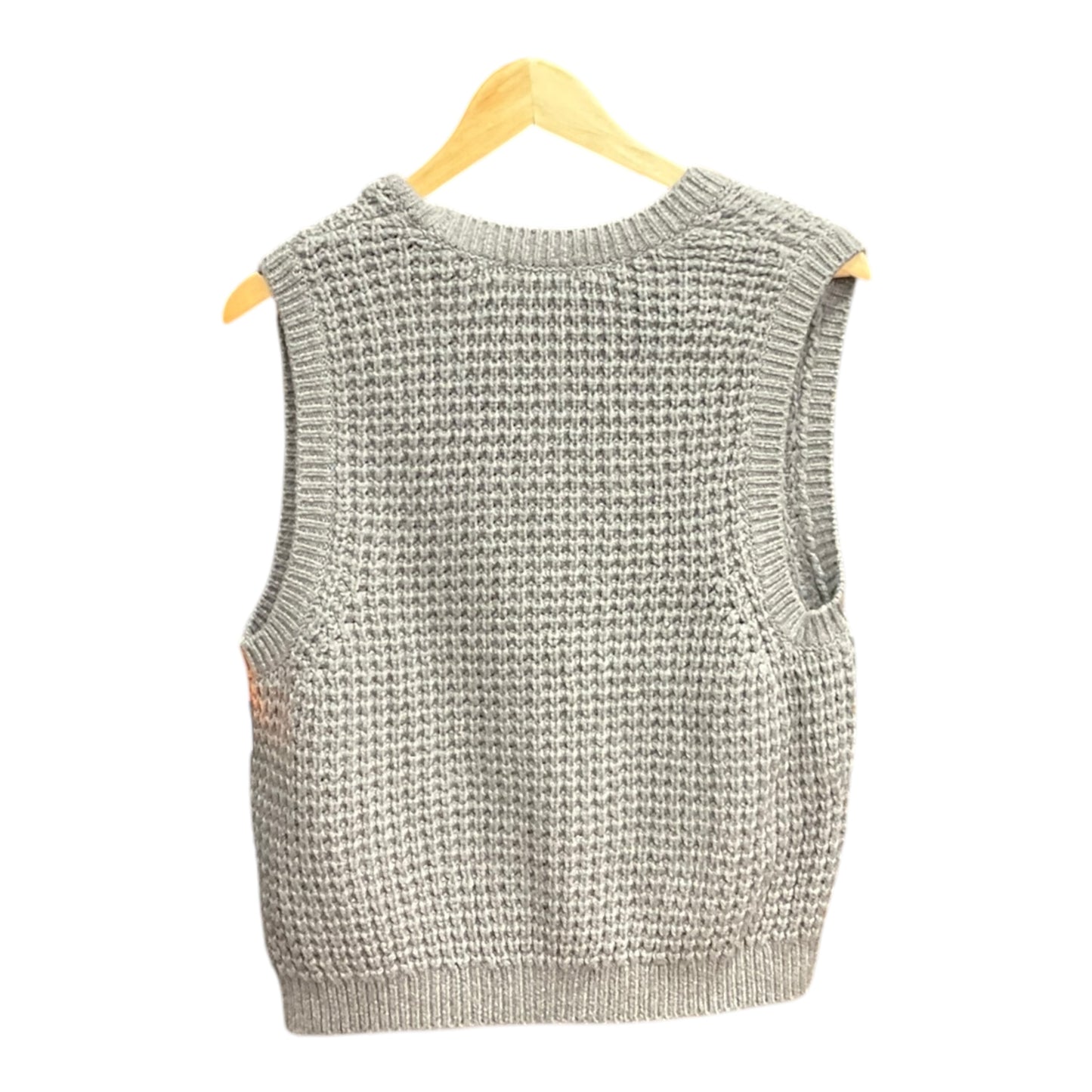 Vest Sweater By Madewell In Grey, Size: Xl