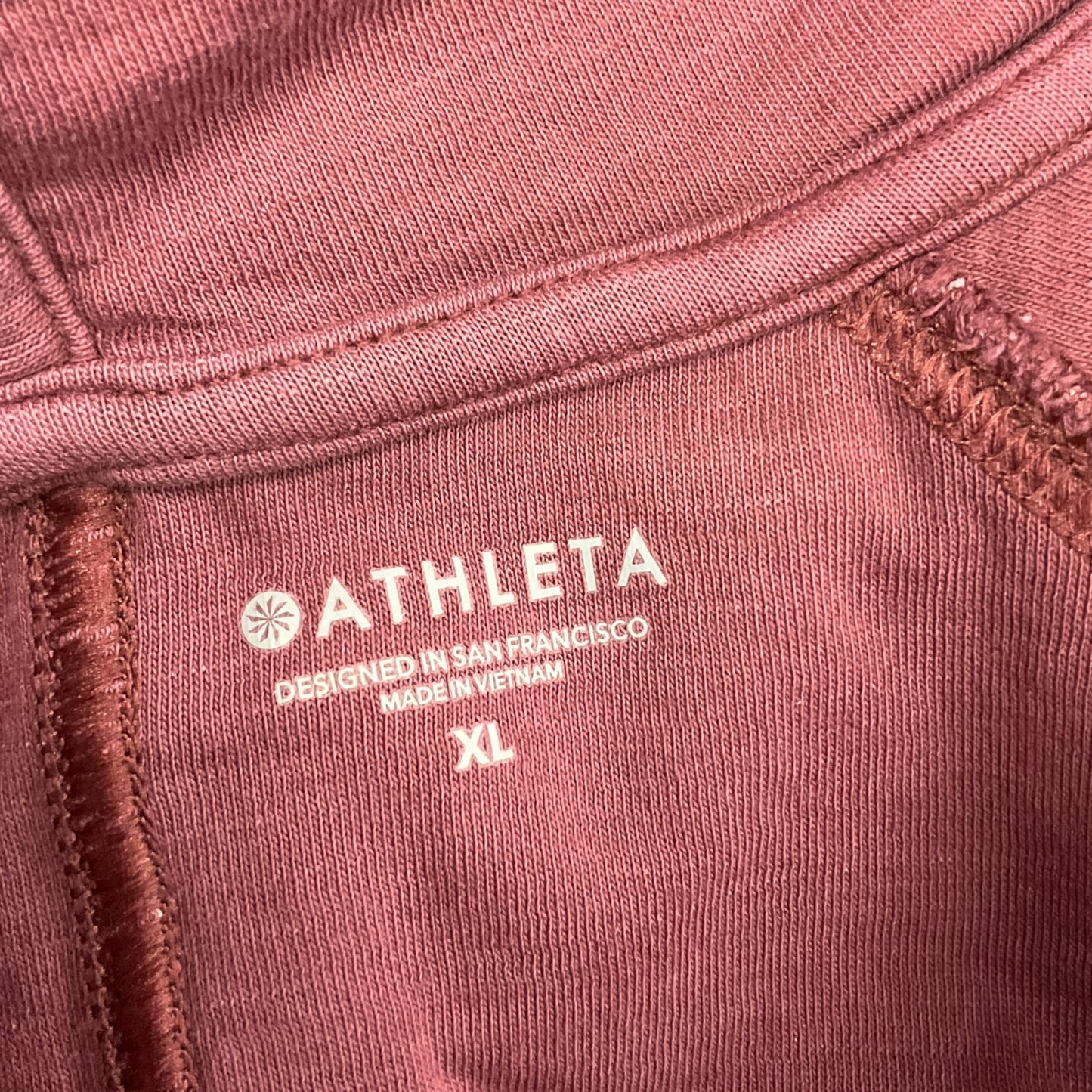 Athletic Jacket By Athleta In Red, Size: Xl