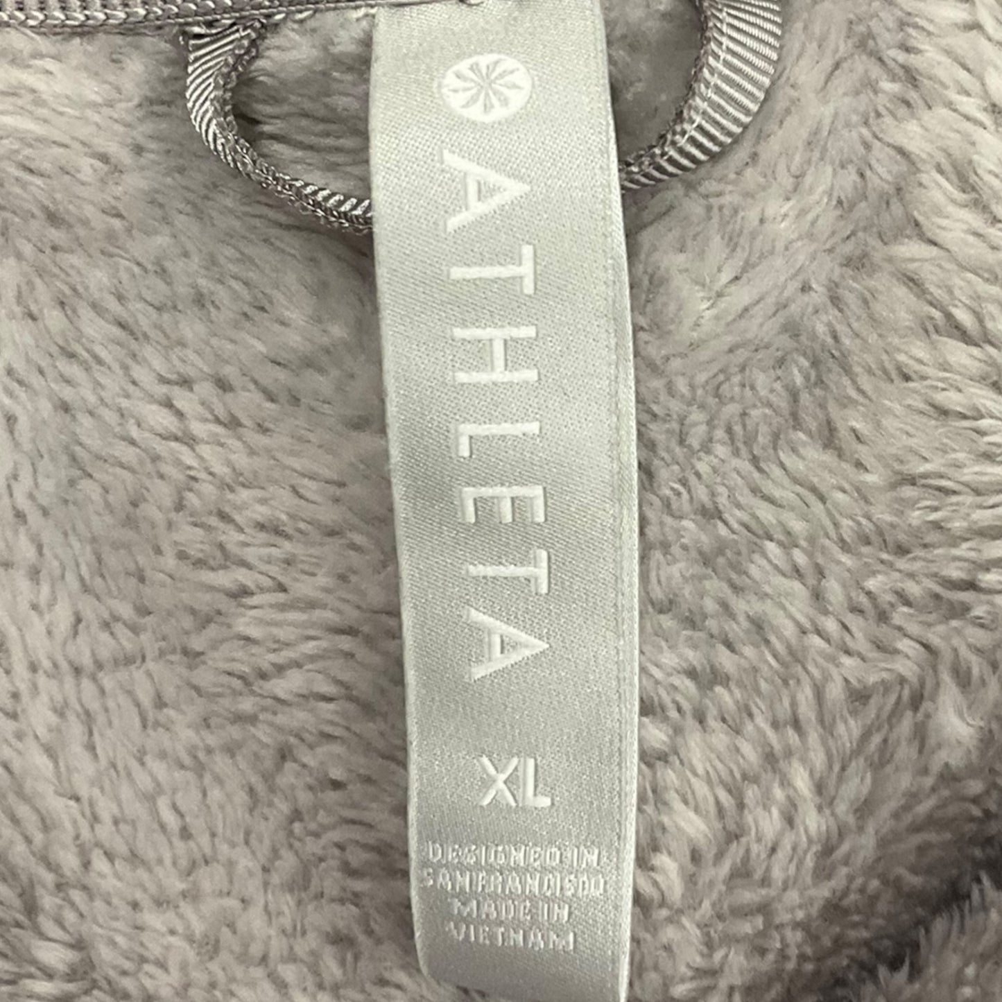 Athletic Jacket By Athleta In Grey, Size: Xl